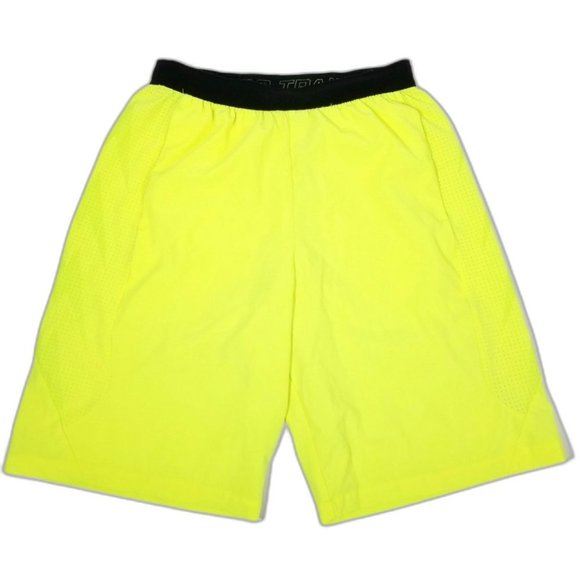 Nike Men's Athletic Shorts - Neon Yellow - Picture 2 of 7